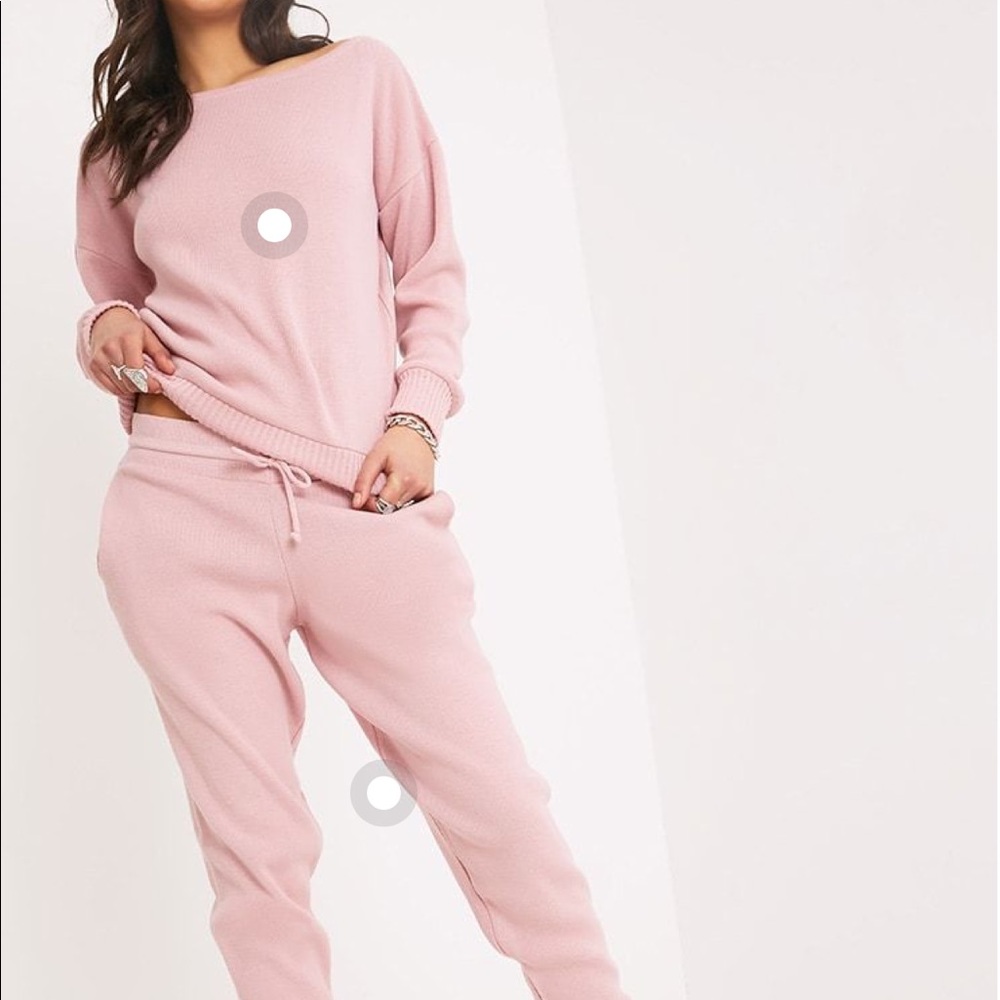 Pretty Little Thing Knitted Jogger Set